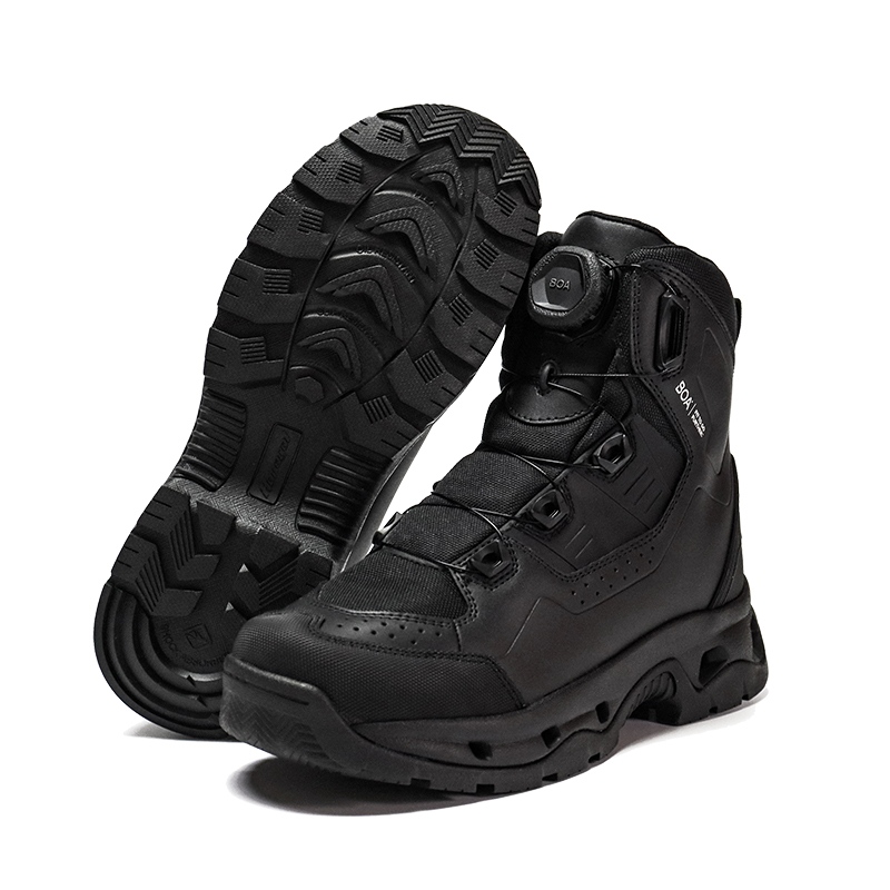 通気性のあるサンドイッチライニングのポリスブーツ