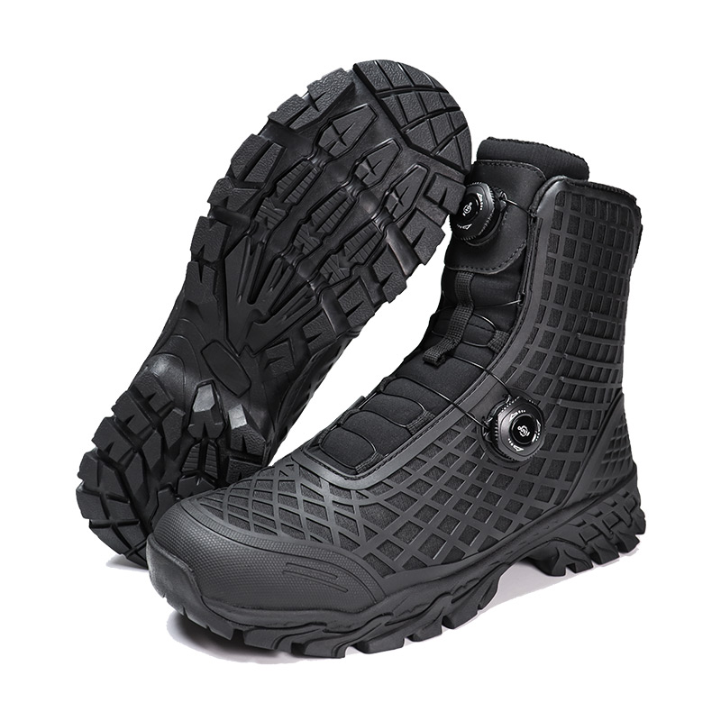 ダブルファスナーシステムコンバットブーツ